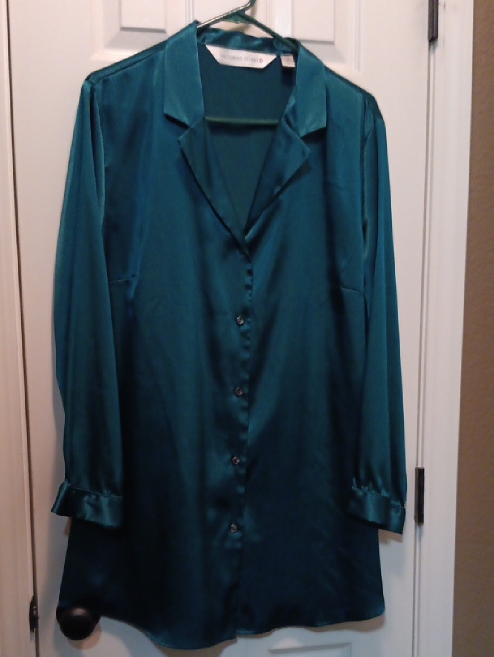 Victoria's Secret Emerald Satin Gown 2000's Purchase